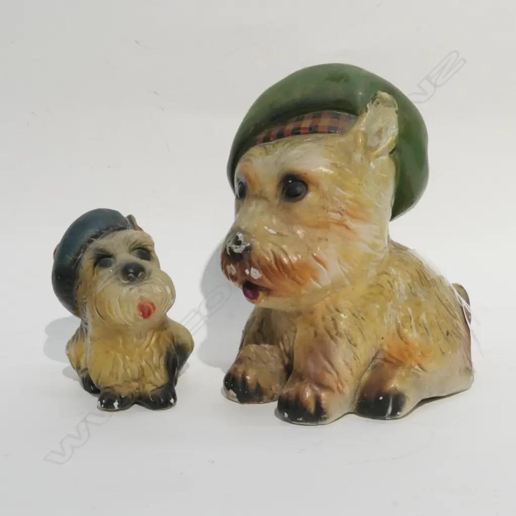 2 CERAMIC SCOTTIE DOGS Image 1++
