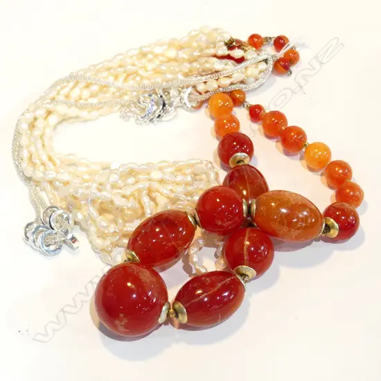 3 NECKLACES & 1 BRACELET