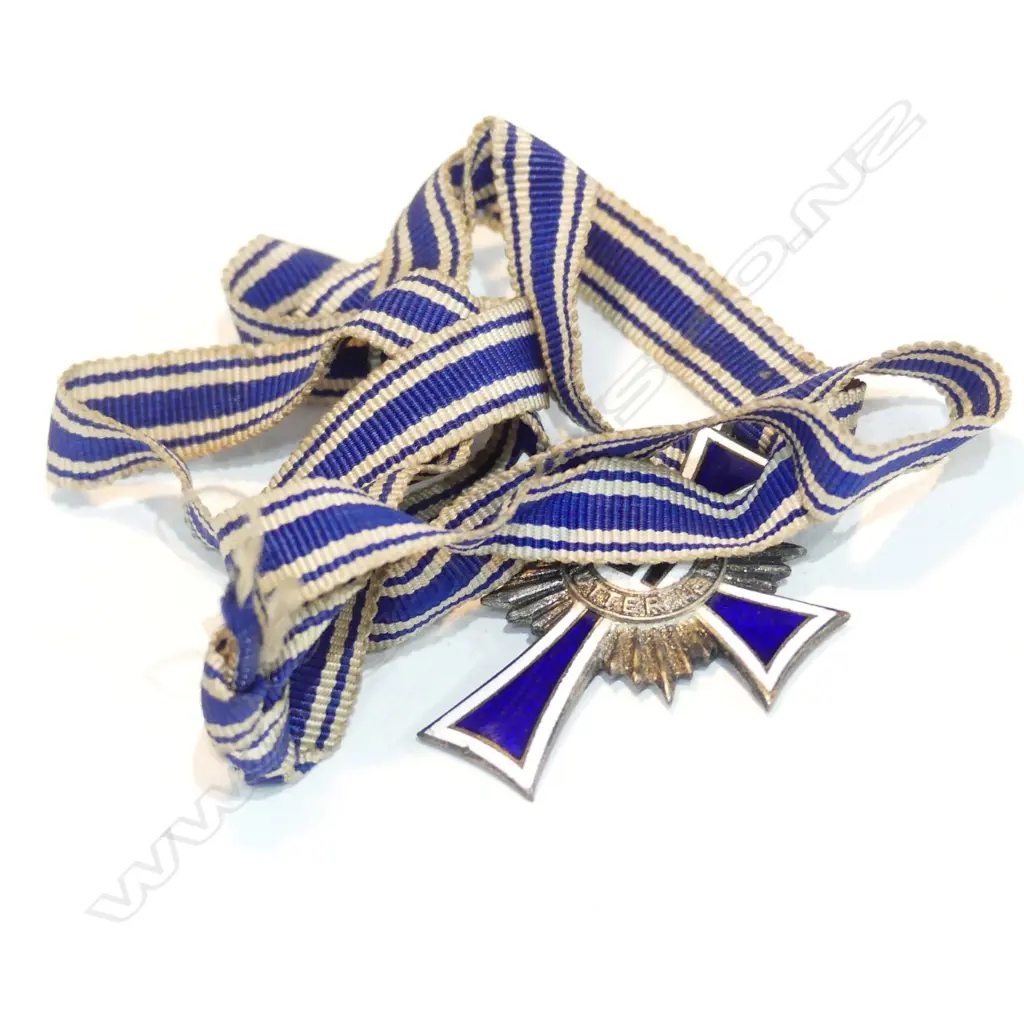 CROSS OF HONOUR OF THE GERMAN MOTHER WITH RIBBON Image 1++