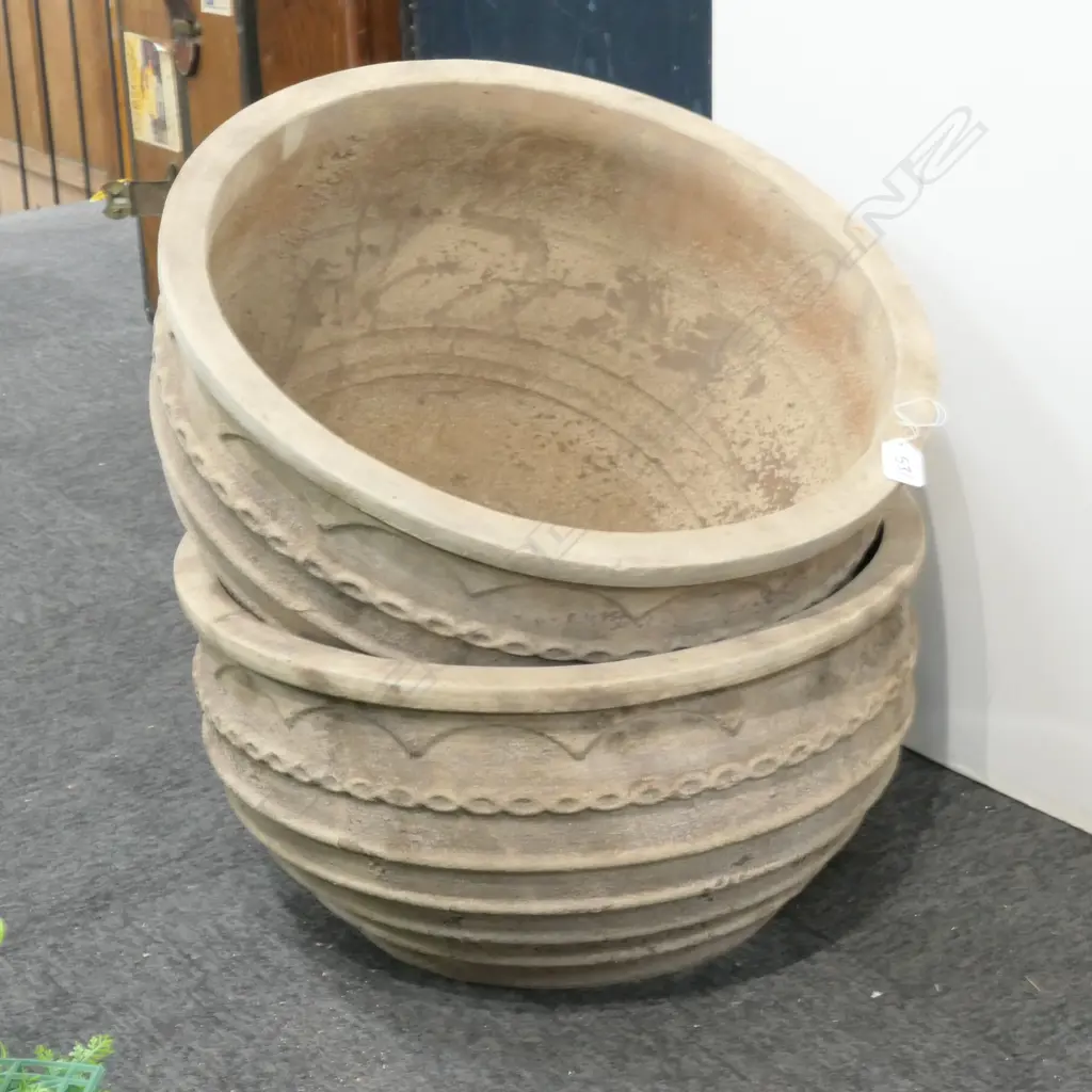 PR ANTIQUE FRENCH STYLE SWAG PLANTERS Image 1++