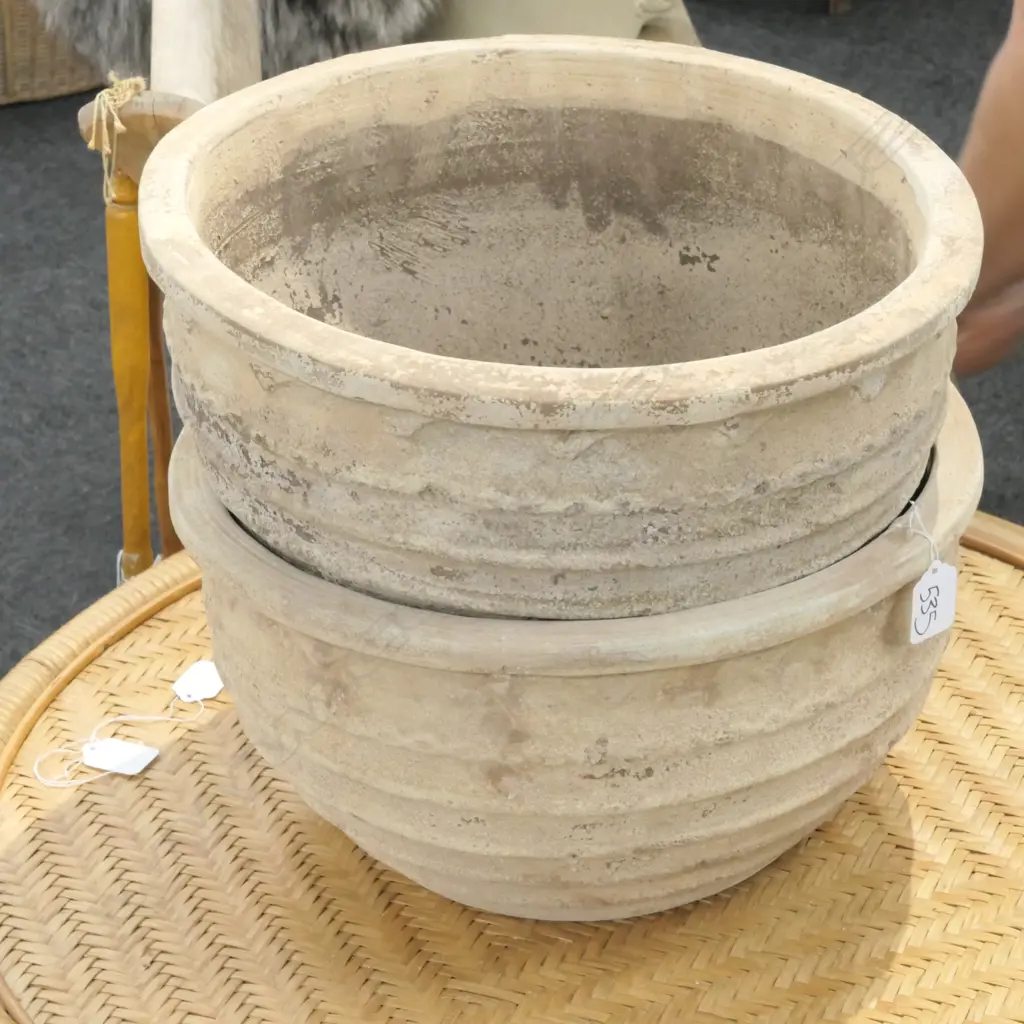 PR ANTIQUE FRENCH STYLE SWAG PLANTERS Image 1++