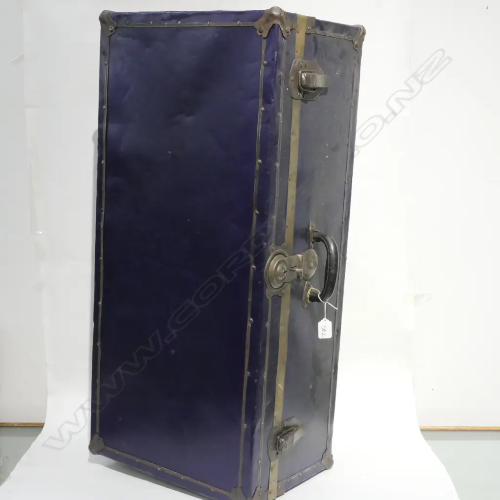 BLUE TIN TRUNK L 900 MM Image 1++
