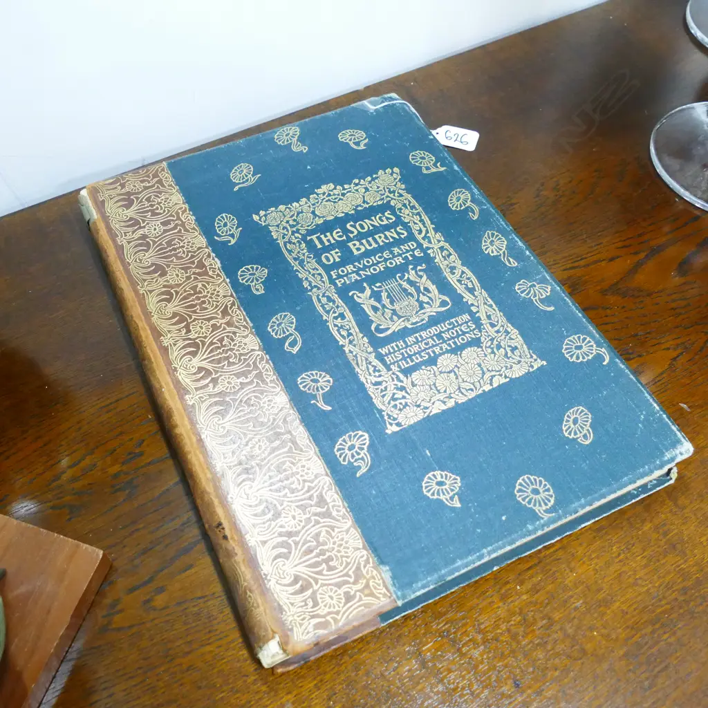 EARLY 20THC BOOK 'THE SONGS OF BURNS FOR VOICE & Image 1++