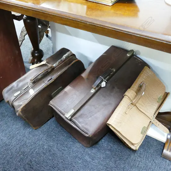 LARGE GLADSTONE BAG WITH 2 OTHERS