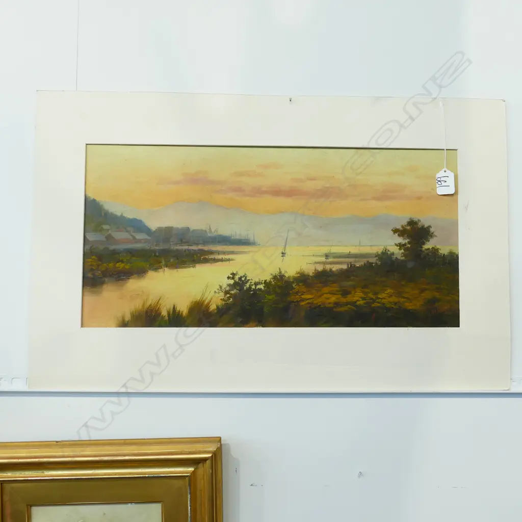 M. COOKE (MRS MORGAN COOKE) - NELSON COLONIAL OIL LANDSCAPE Image 1++