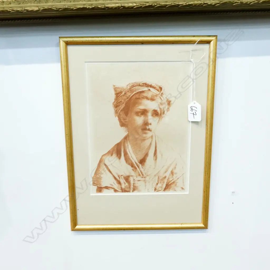 ETCHING BY PAUL ROJIN 'NINETTE' Image 1++