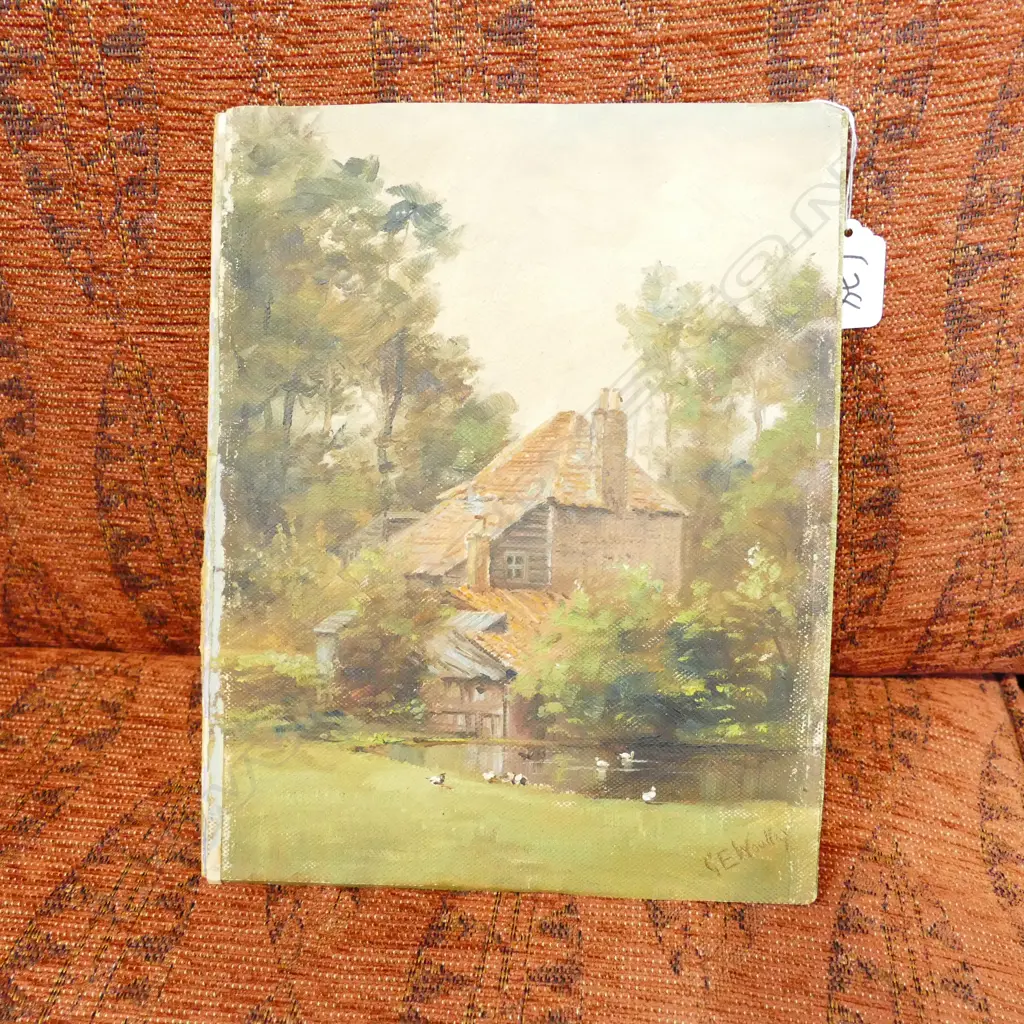 G.E. WOOLLEY OIL - OLD COTTAGE FINCHLEY Image 1++
