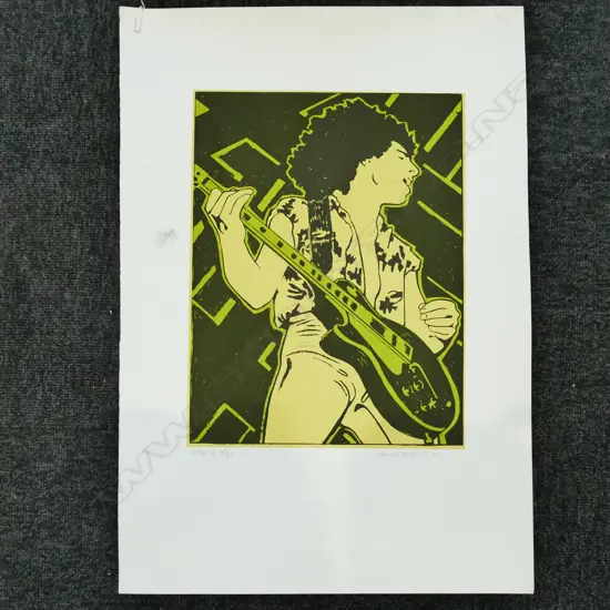 FASSET BURNETT SCREENPRINT' 35/80 SGD & DATED 1984 UNFRAMED