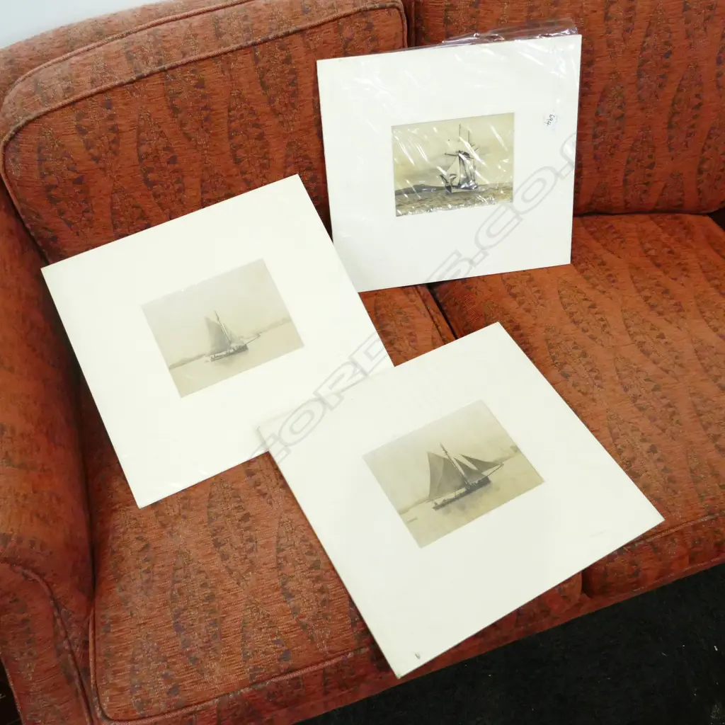 3  VINTAGE NZ PHOTOGRAPHS OF YACHTS/SHIP Image 1++