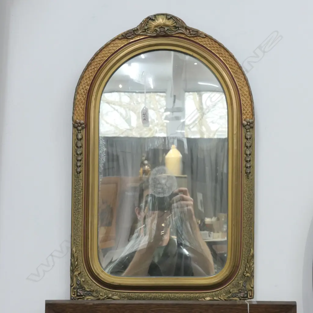 VINTAGE GILT FRAMED MIRROR  H600 MM Image 1++