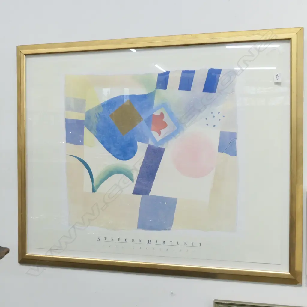 TWO WELL FRAMED STEPHEN BARLETT PRINTS, 1050 X 830MM Image 1++