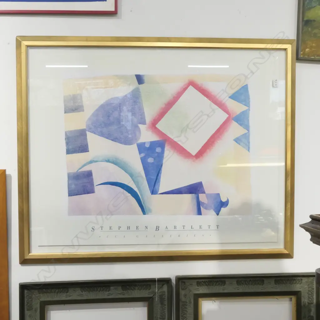 TWO WELL FRAMED STEPHEN BARLETT PRINTS, 1050 X 830MM Image 1++