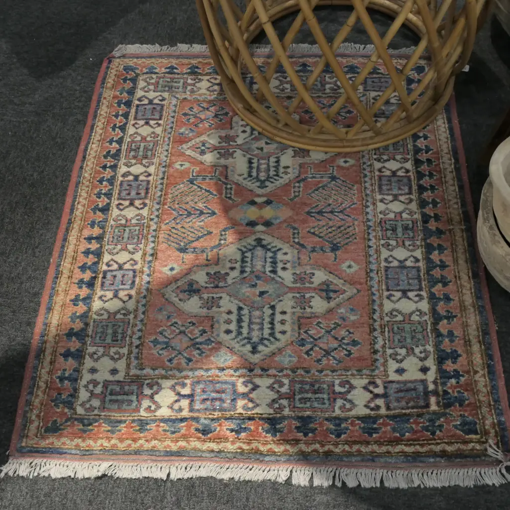 PERSIAN HAND KNOTTED RUG ALL WOOL 1070 x 920 Image 1++