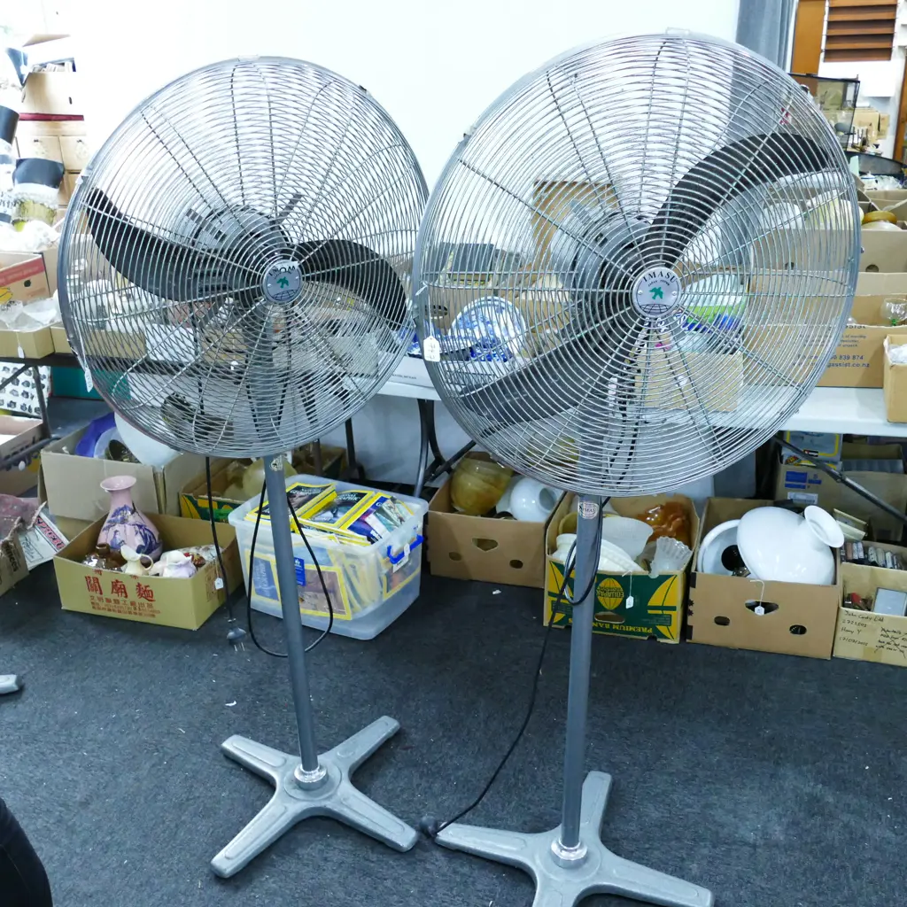 LGE 2 BLADE INDUSTRIAL FAN FLOOR STANDING Image 1++