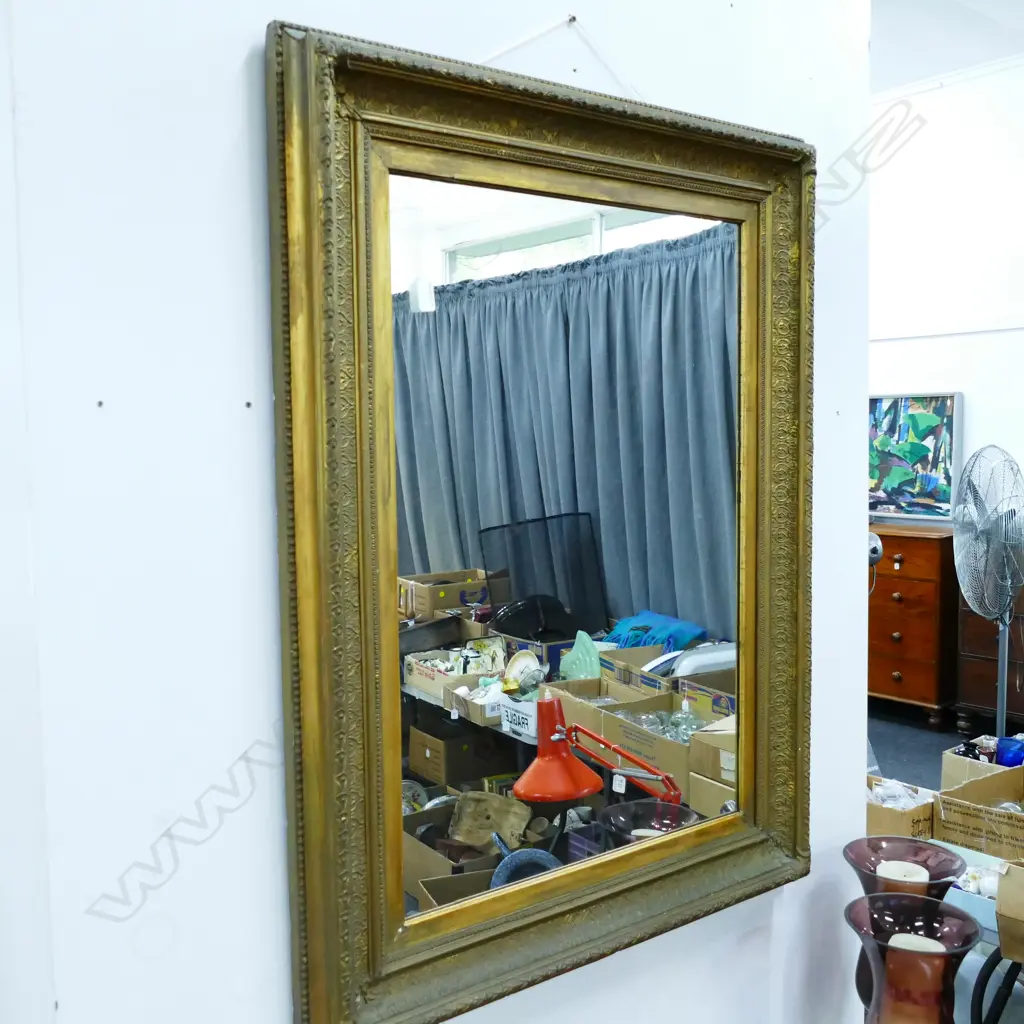 LARGE GILT FRAMED MIRROR Image 1++