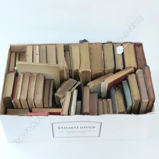 LOT ASST ANTIQUE BOOKS ETC
