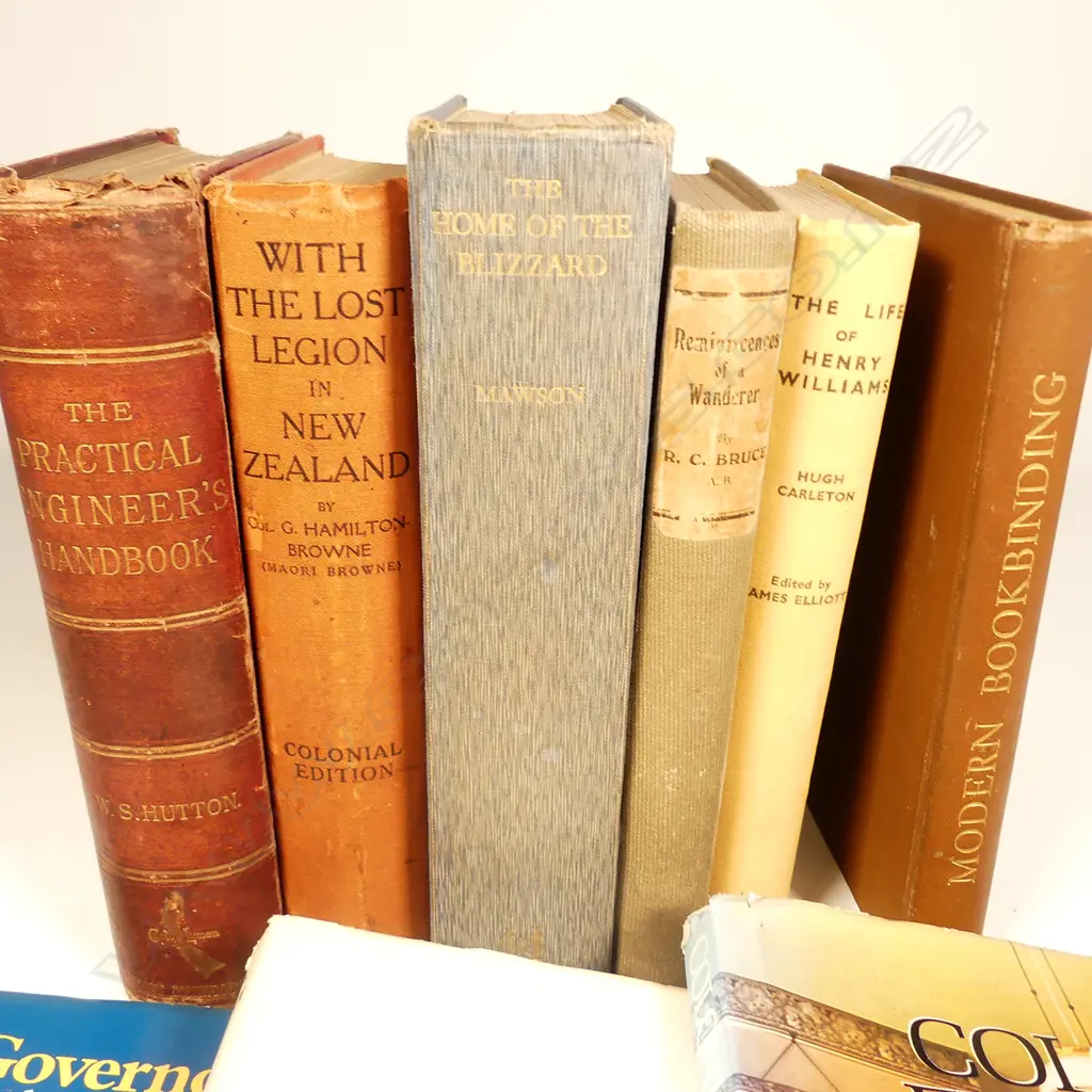 BOX LOT OF GOOD ASSORTED ANTIQUE BOOKS Image 1++