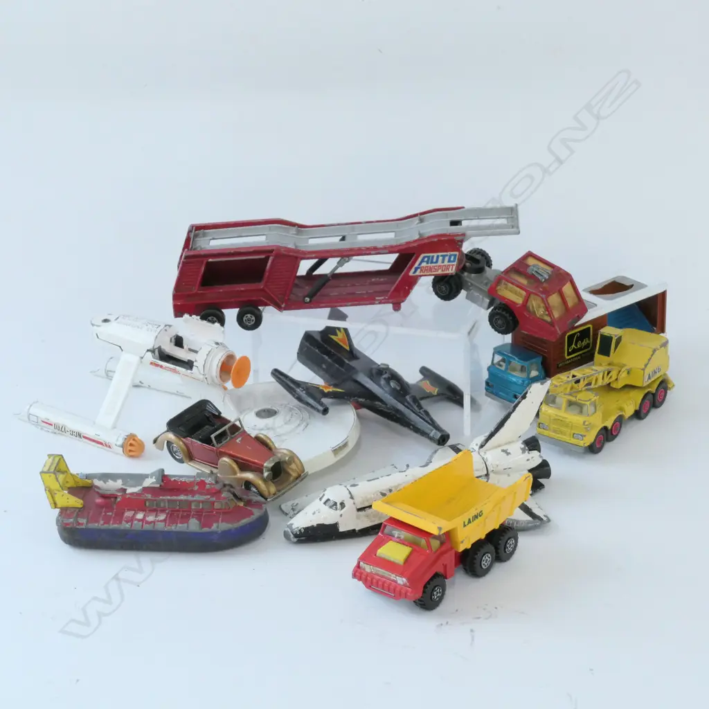 ASST DIE-CAST TOYS; SPACE SHUTTLE, STAR TREK ETC Image 1++
