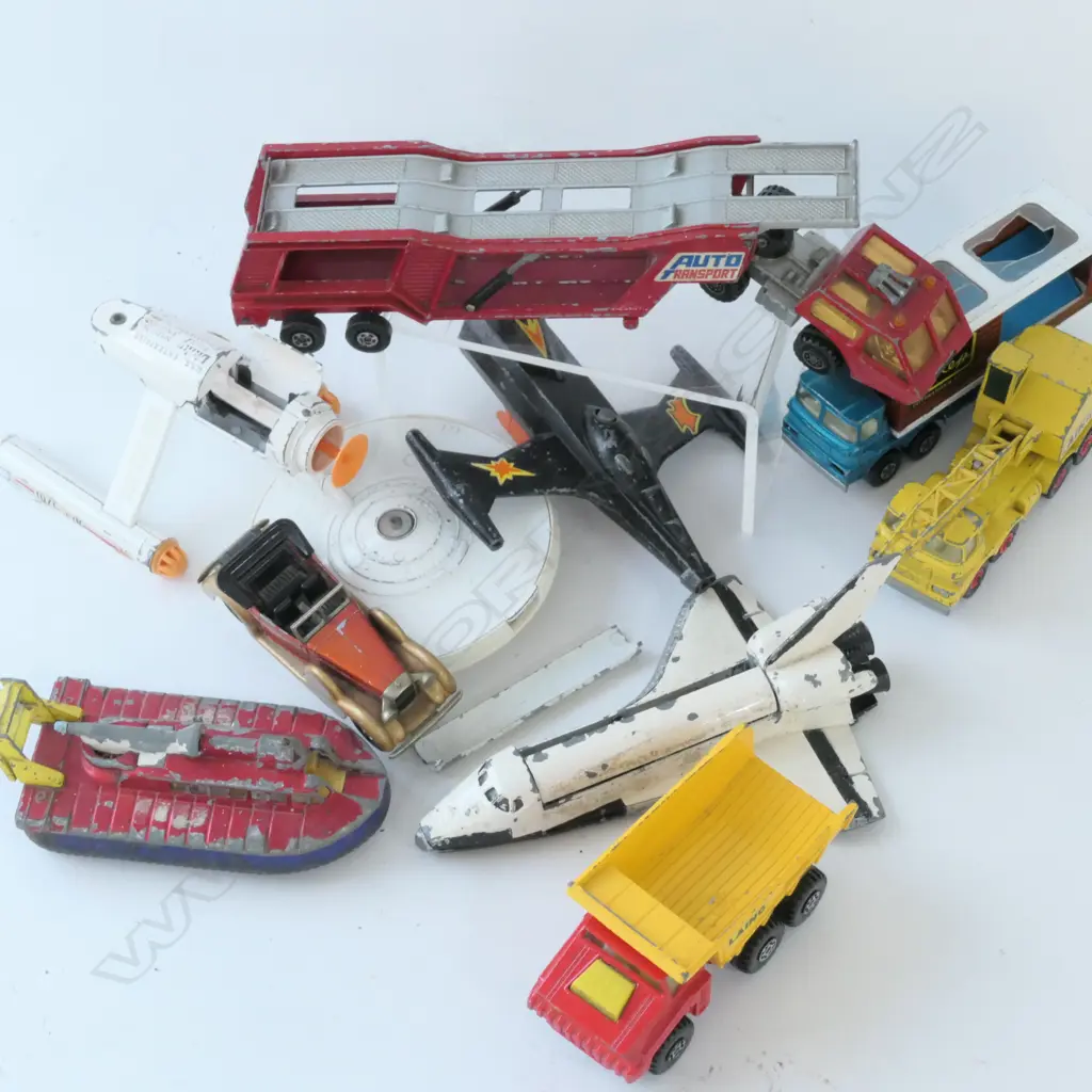 ASST DIE-CAST TOYS; SPACE SHUTTLE, STAR TREK ETC Image 1++