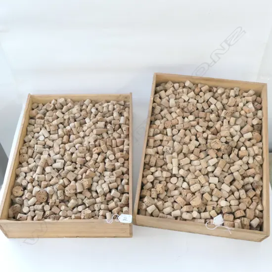 4 BOXES ASST BOTTLES + 2 CRATES CORKS