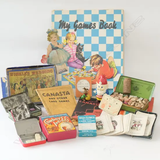 LOT ASST VINTAGE GAMES ETC