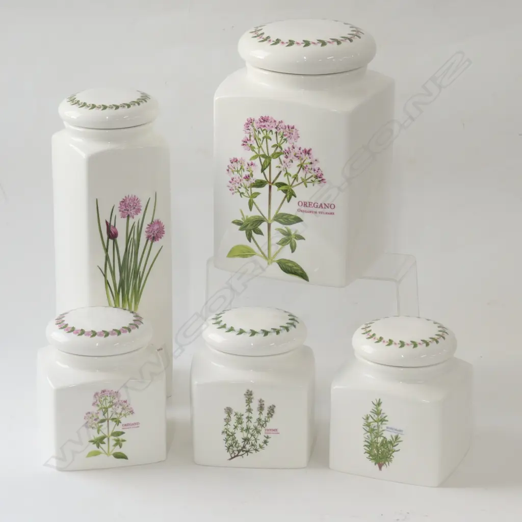 LOT ASST CERAMIC CANNISTERS Image 1++