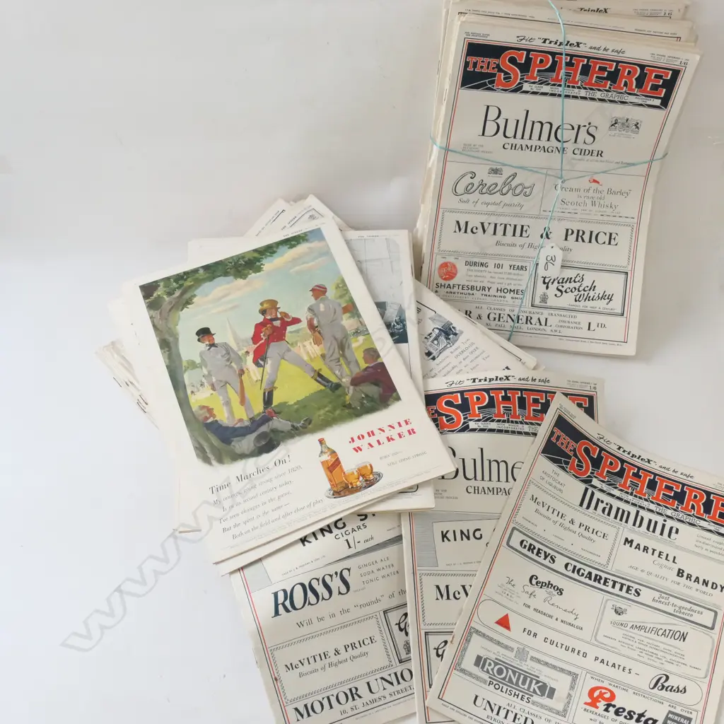 THE SPHERE MAGAZINES C. 1940S Image 1++