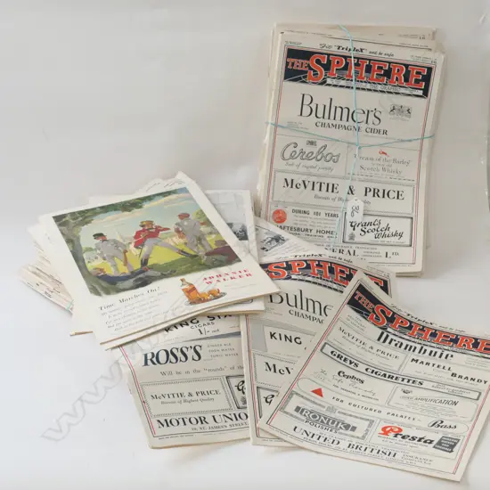 THE SPHERE MAGAZINES C. 1940S