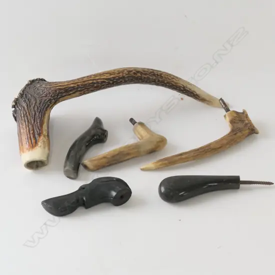 WALKING STICK HANDLES - ANTLER ETC