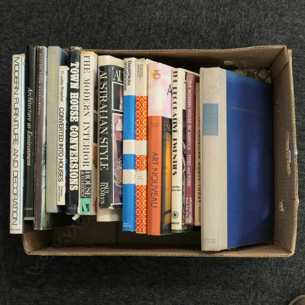 LOT ASST INTERIOR DESIGN BOOKS Image 1++