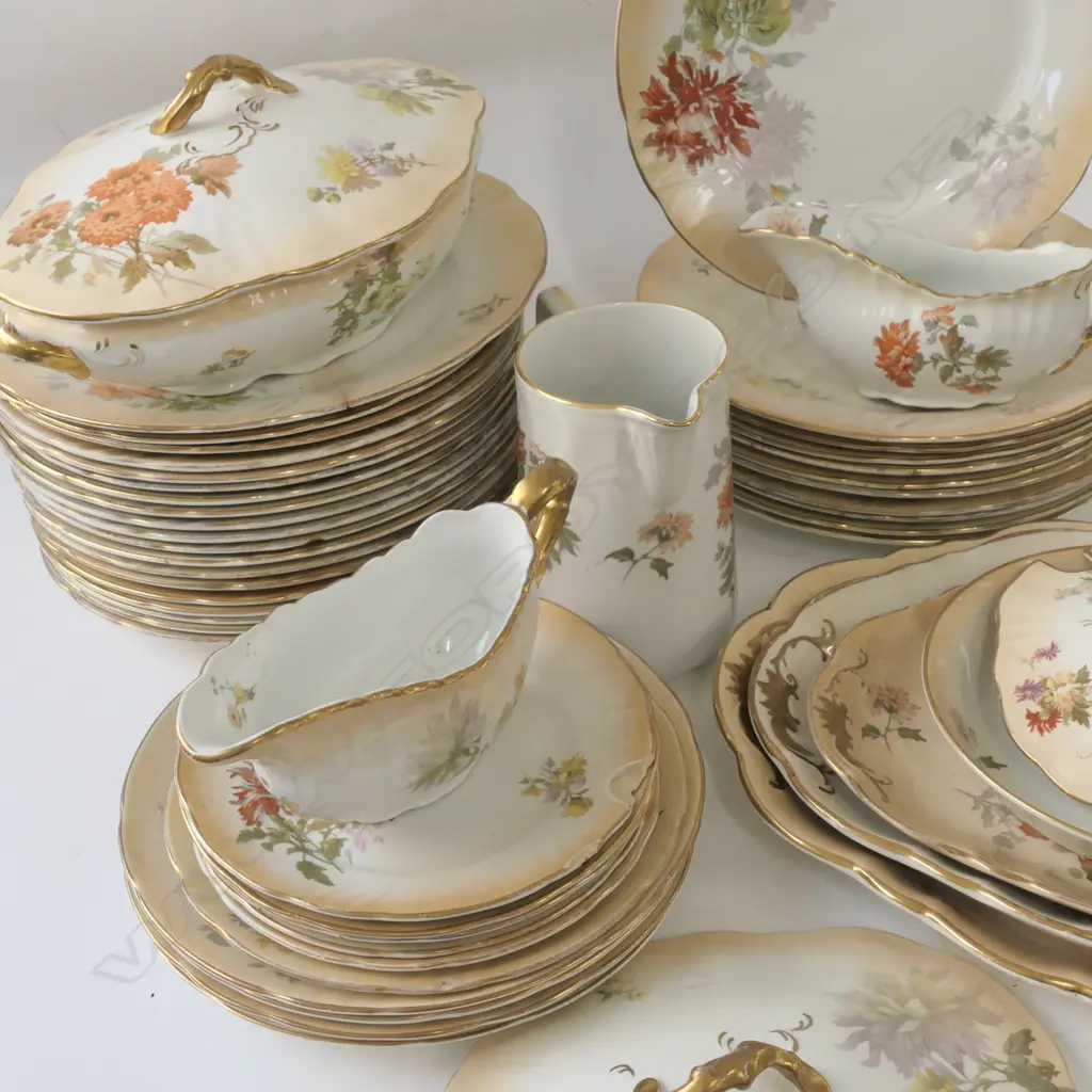 ROYAL DOULTON BURSLEM PAINTED SET AF WELL USED CONDITION Image 1++
