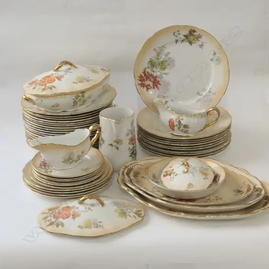 ROYAL DOULTON BURSLEM PAINTED SET AF WELL USED CONDITION
