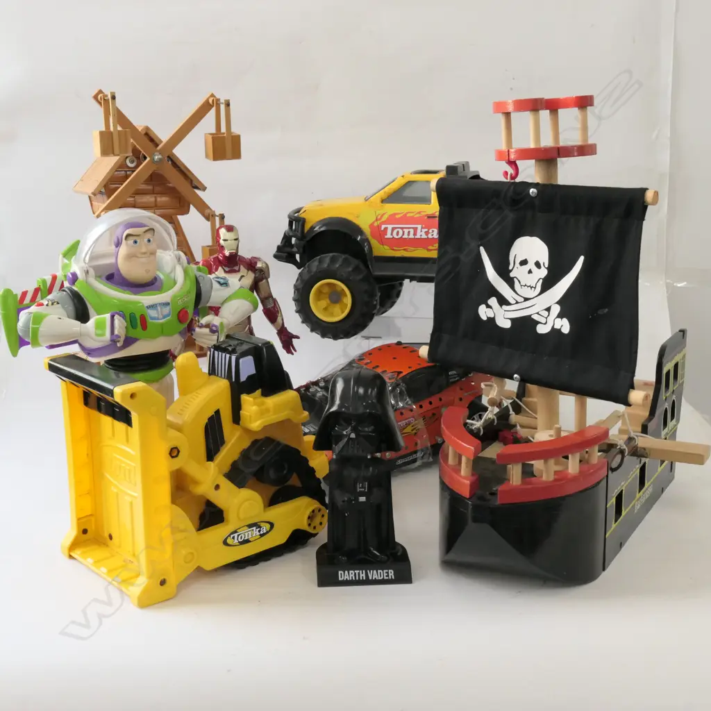 BOX ASST TOYS INCL TONKA Image 1++