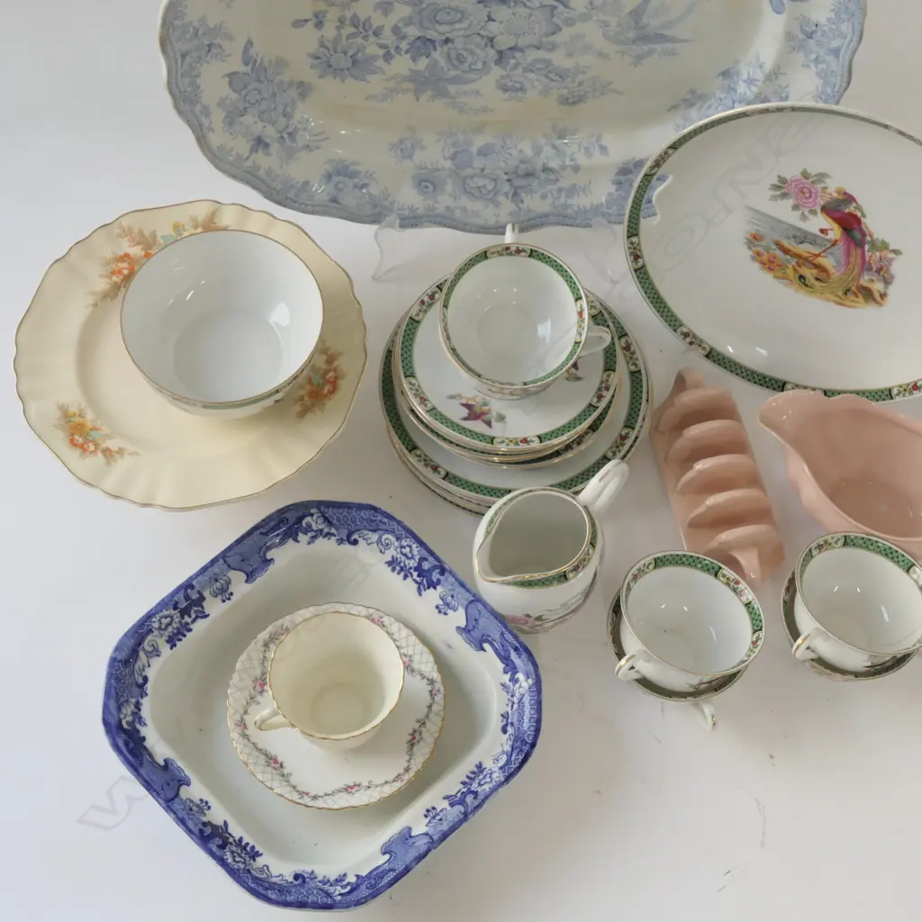 BOX LOT ASSORTED CHINA INCLUDING JOHNSON BROS Image 1++