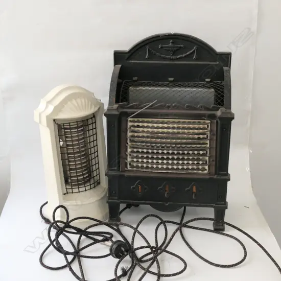 TWO VINTAGE HEATERS