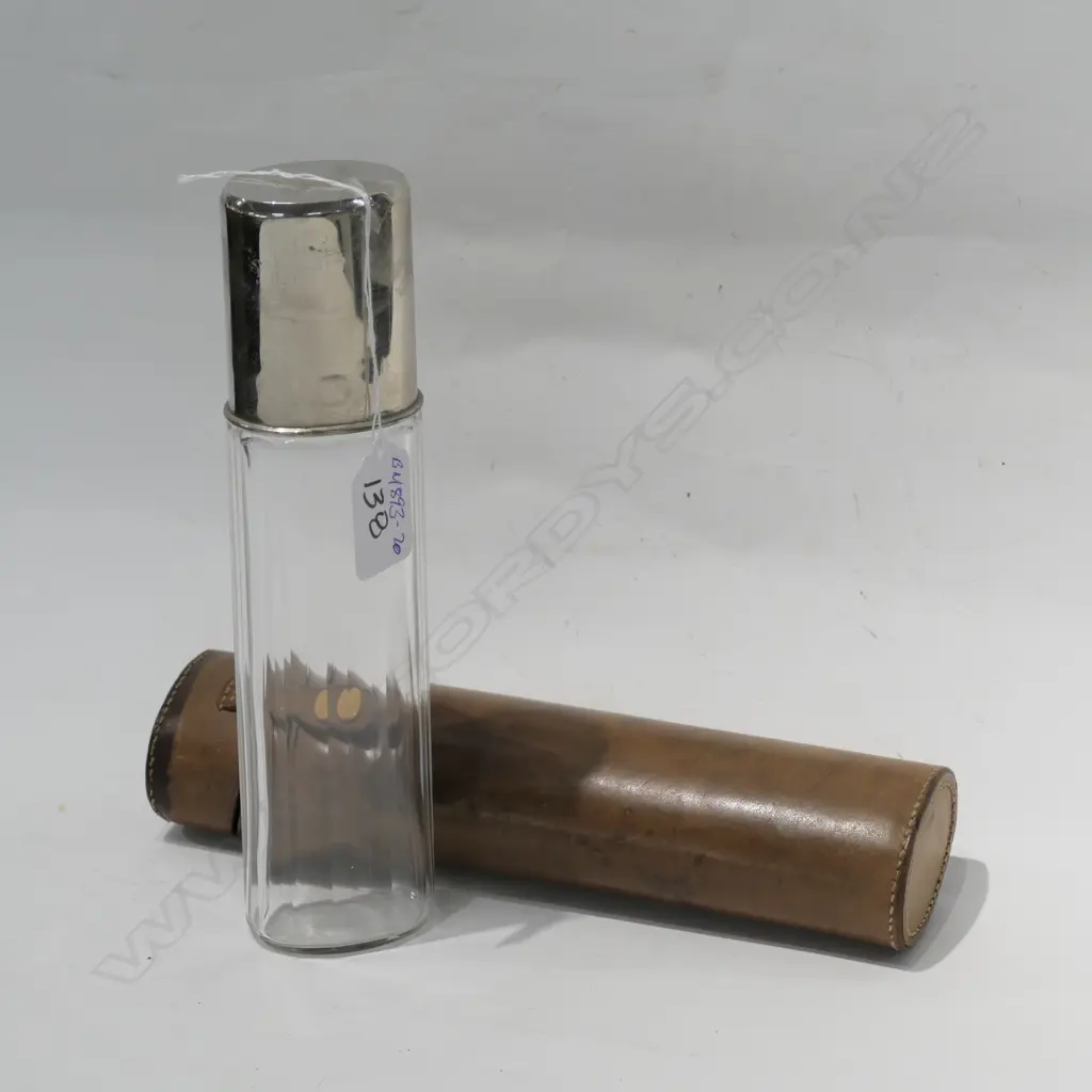 WWI PERIOD 'SERGT. MAJOR A.M. ...' TRAVELLING HIP FLASK Image 1++