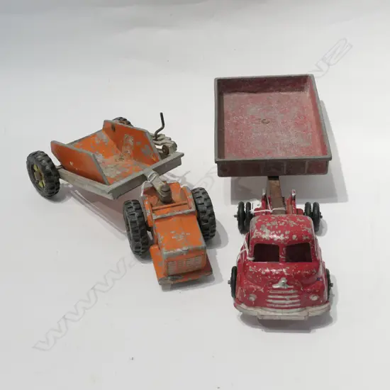 TWO FUN HO TRUCKS AND TRAILER