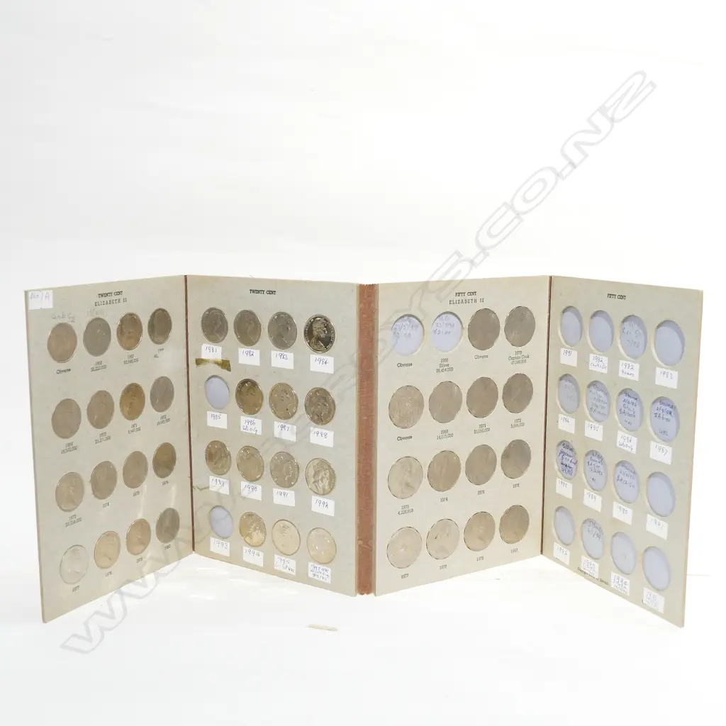 TWENTY-FIFTY CENTS AUSSIE COIN COLLECTION 66'-95' Image 1++