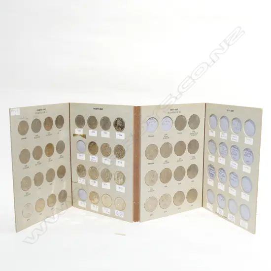 TWENTY-FIFTY CENTS AUSSIE COIN COLLECTION 66'-95'