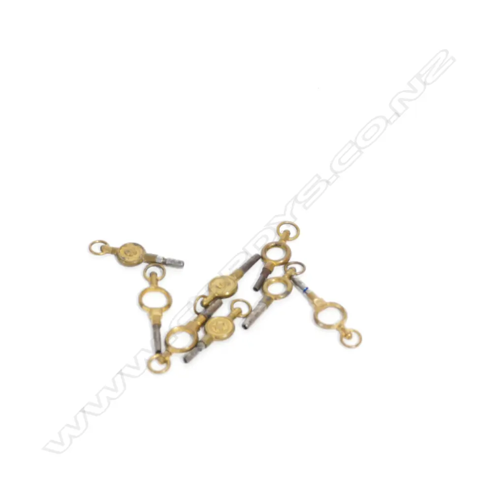 BAG OF OLD POCKET WATCH KEYS  Image 1++