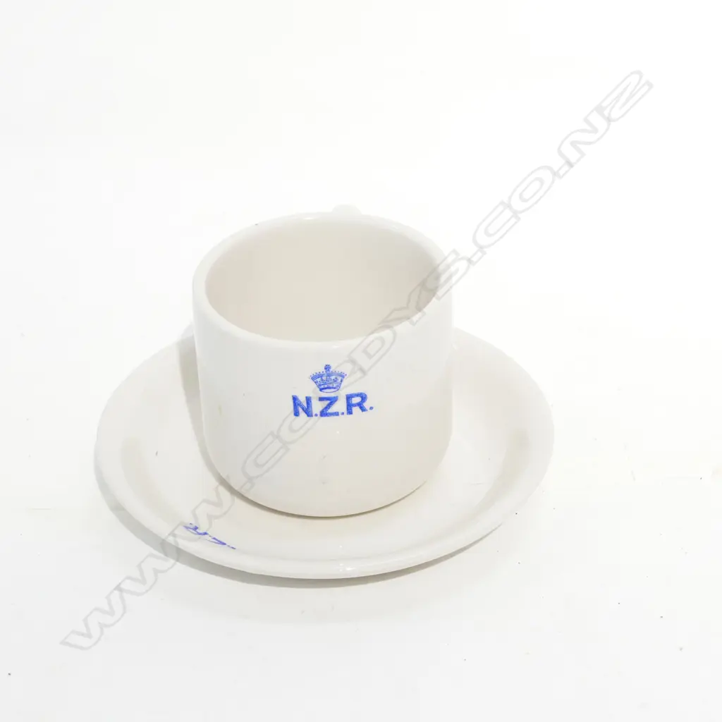 NZ RAILWAYS CUP AND SAUCER Image 1++