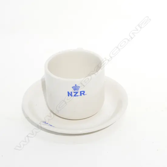 NZ RAILWAYS CUP AND SAUCER