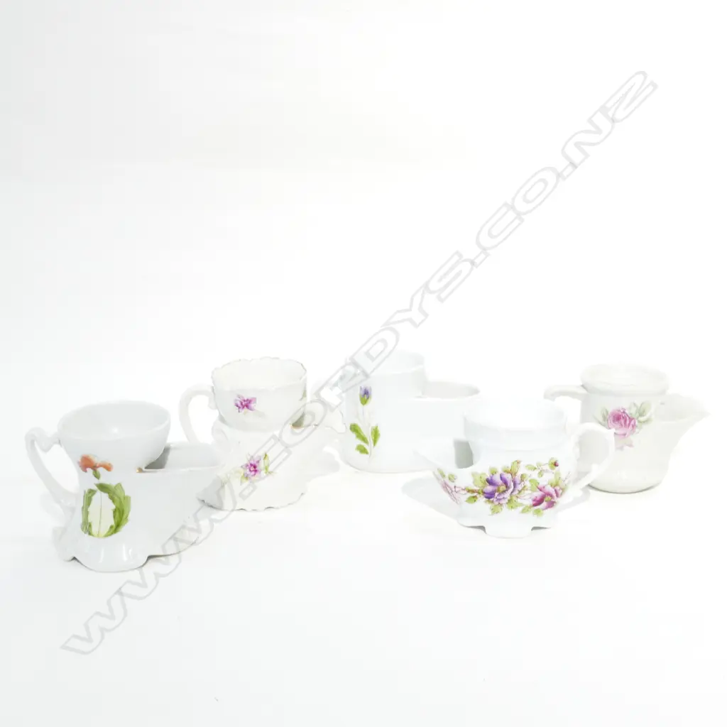 5 VINTAGE SHAVING MUGS 1 A.F Image 1++