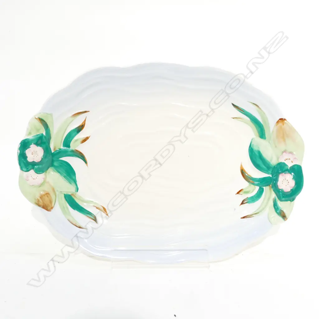 CLARICE CLIFF DISH #982 290MM L Image 1++
