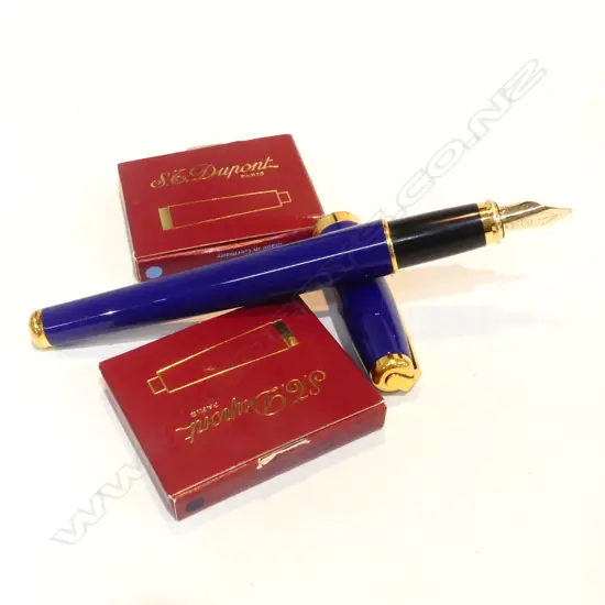 DUPONT FOUNTAIN PEN 14CT GOLD NIB 