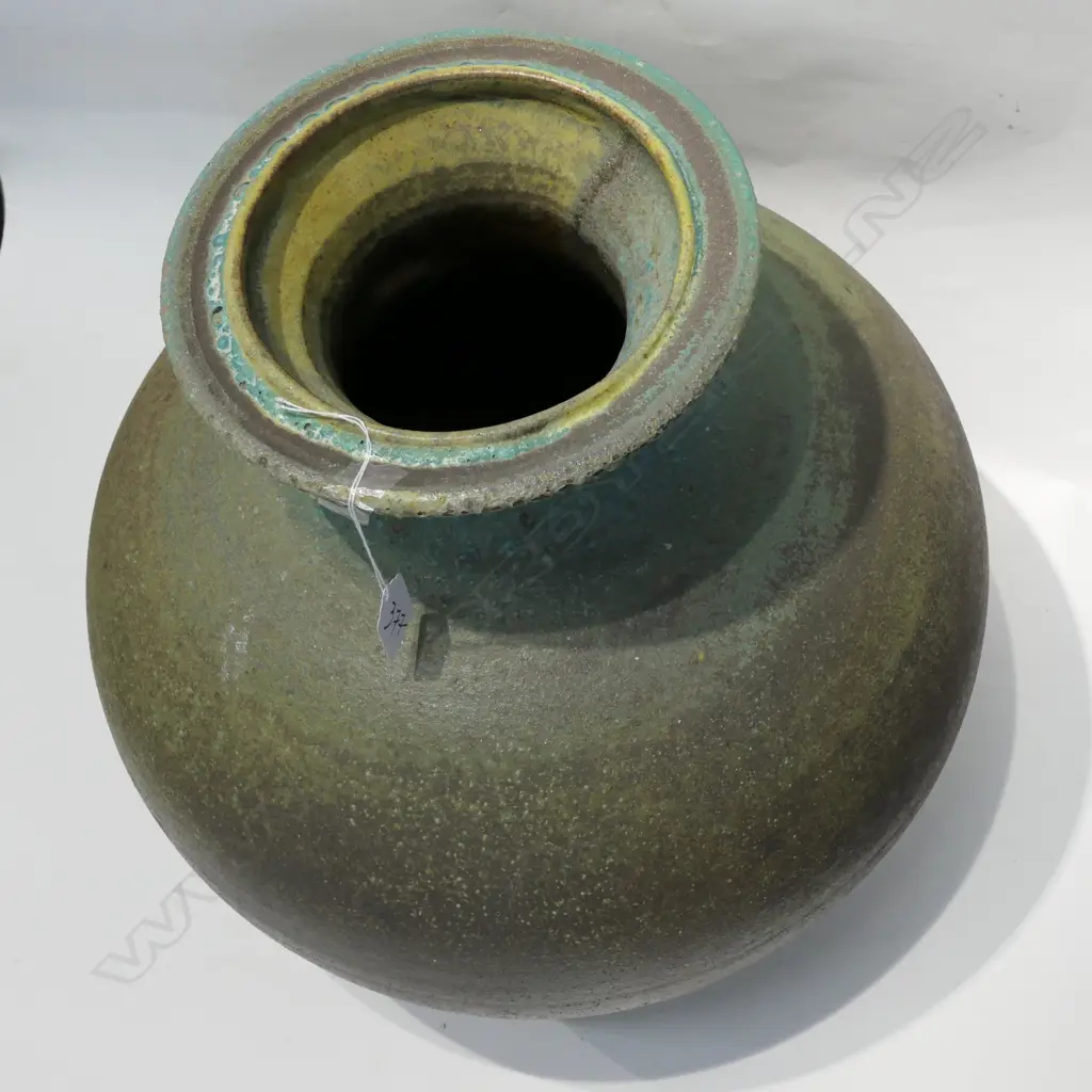 GRAEME STORM V.LGE STUDIO POTTERY VASE BLUE A.F Image 1++