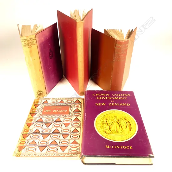 FIVE EARLY 20TH CENTURY NEW ZEALAND THEMED BOOKS