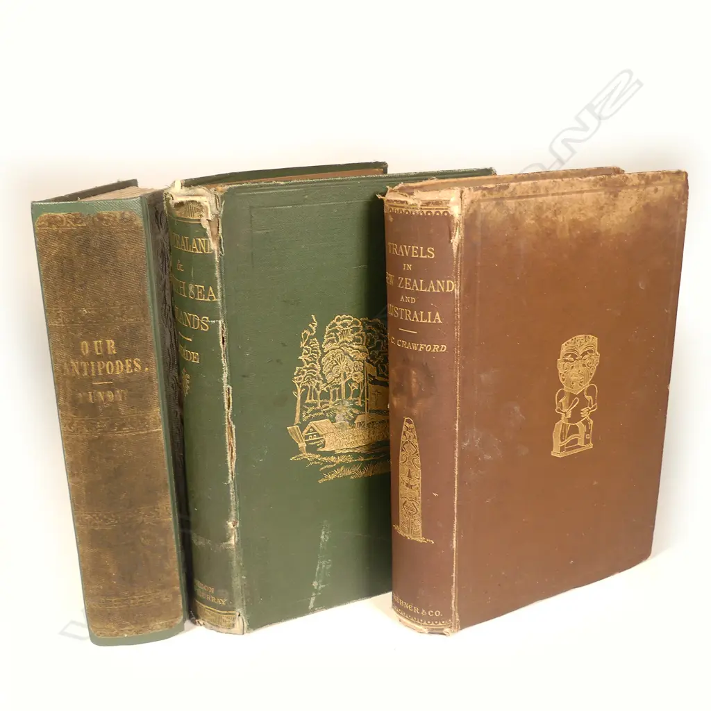 THREE 19TH CENTURY NEW ZEALAND NON FICTION BOOKS Image 1++