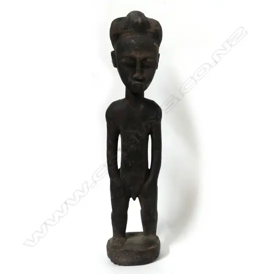 A Nigerian tribal wood figure