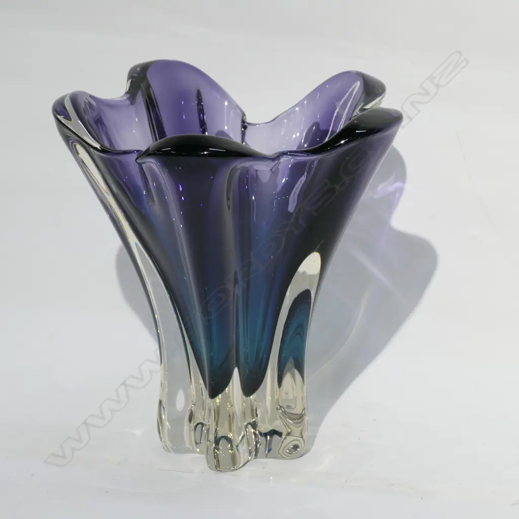 HEAVY MURANO GLASS VASE H. 250MM Image 1++
